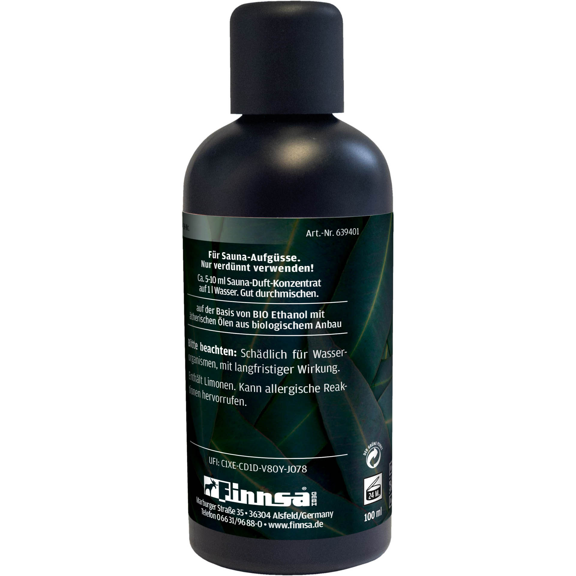 Organic Sauna Essence Eucalyptus 0.1 l