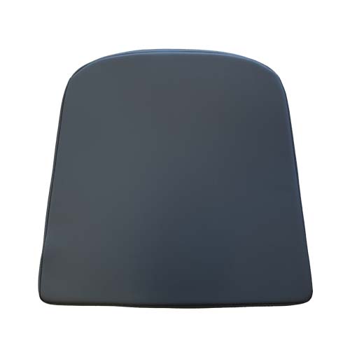 Kunstleder-Stuhlkissen, anthrazit