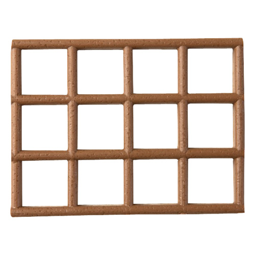 Gitter-Bodenmatte, 80 cm, braun