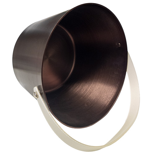 Sauna-Kübel, aubergine-metallic, 5 l