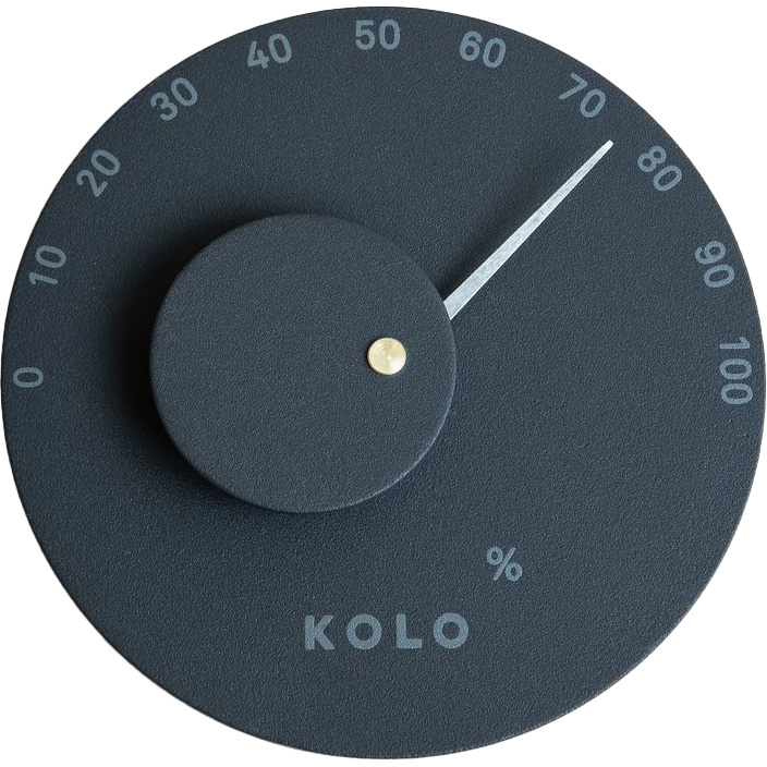Kolo Hygrometer Ø 12 cm, schwarz