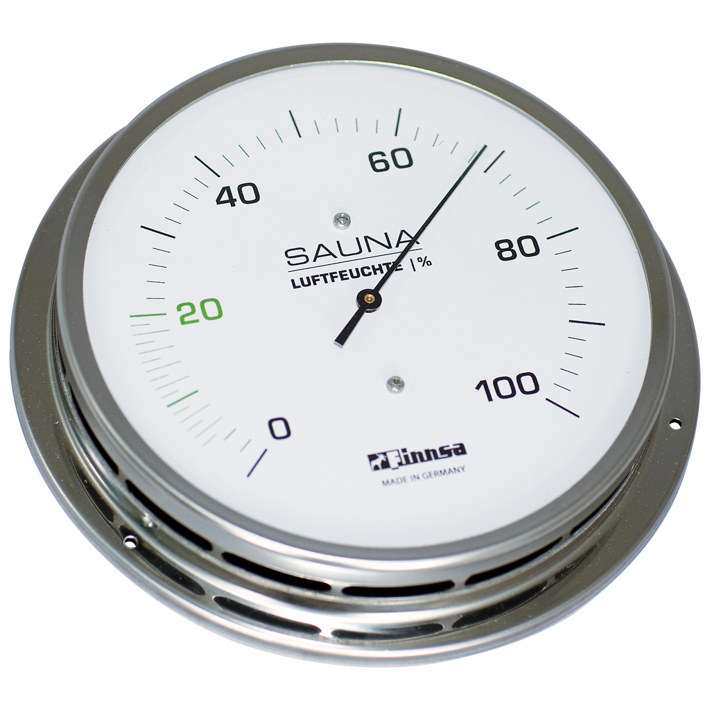 Sauna-Hygrometer mit Flansch 130 mm -Trend-