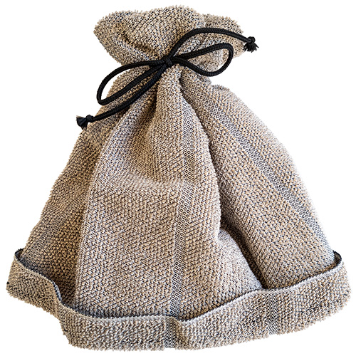 Sauna-Mütze, gebunden