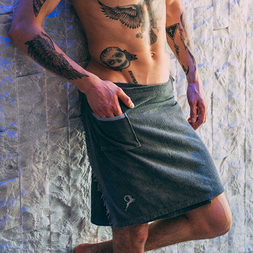 Kilt Classic Maxi, anthrazit, Größe L/XL/XXL