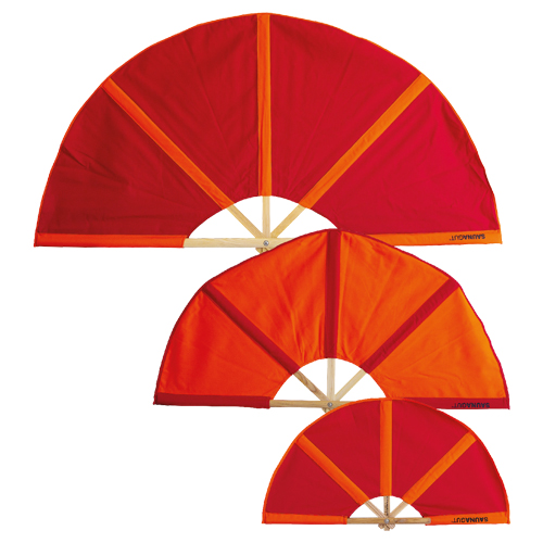 Aufgussfächer MINI, rot/orange