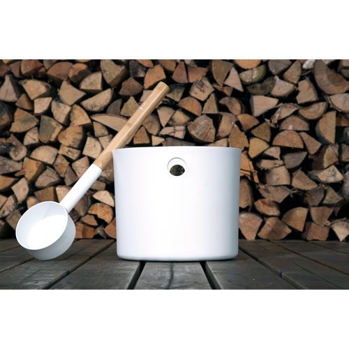 Kolo Design-Kübel-Set, weiß