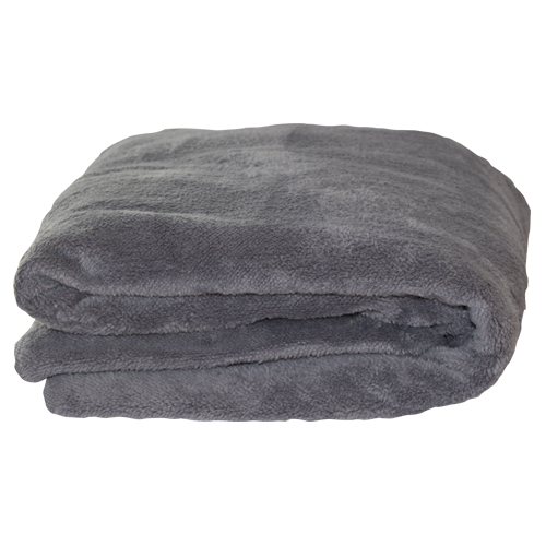 Kuscheldecke "Warm Up" grau