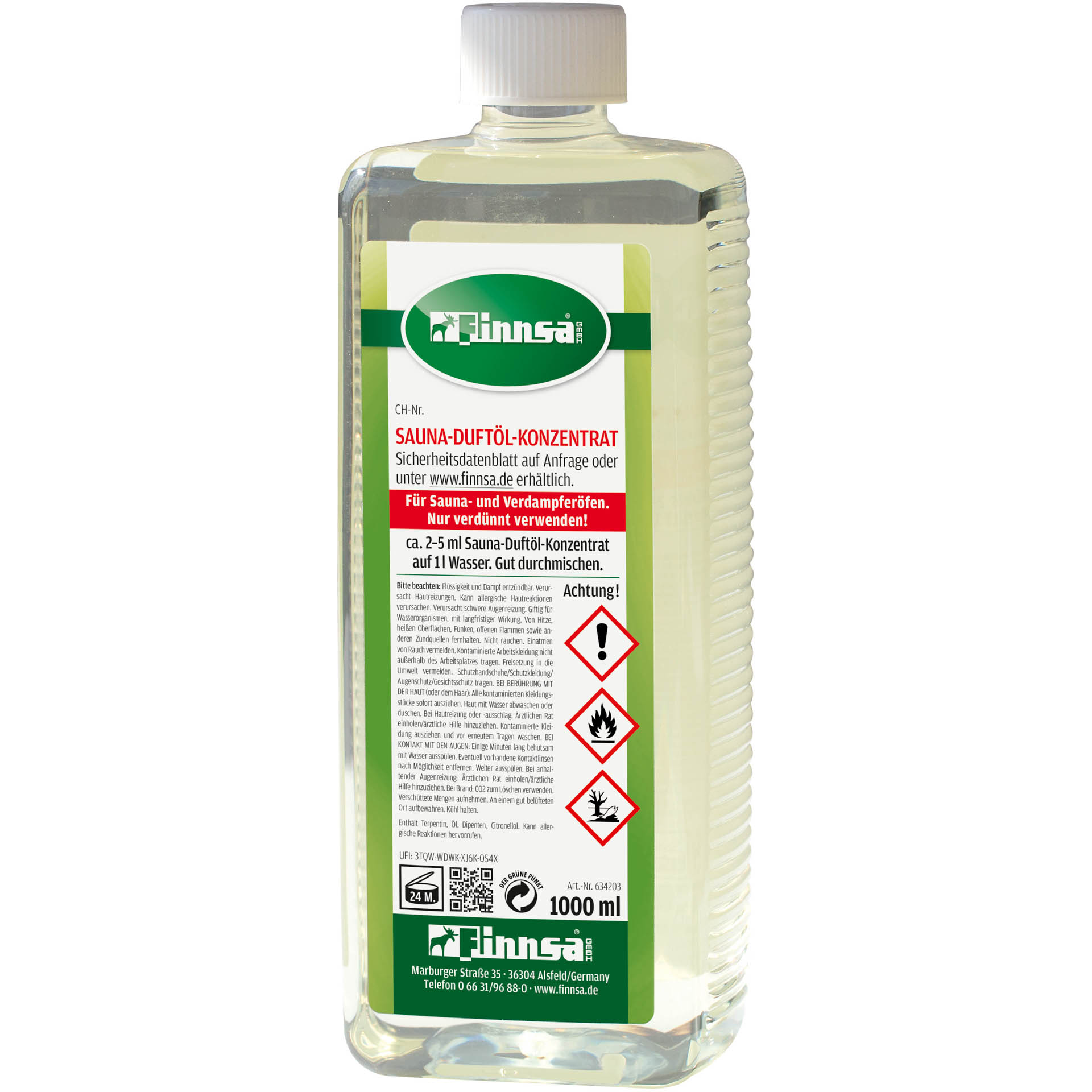 Sauna Oil Camomile/Juniper 1 l