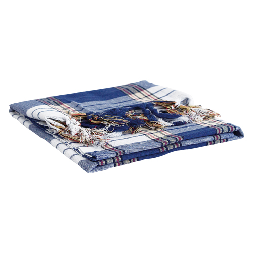 Hamam-Tuch, blau-weiß kariert