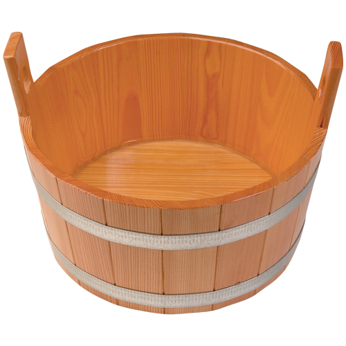 Fußbadewanne, Lärche, versiegelt, 16 l