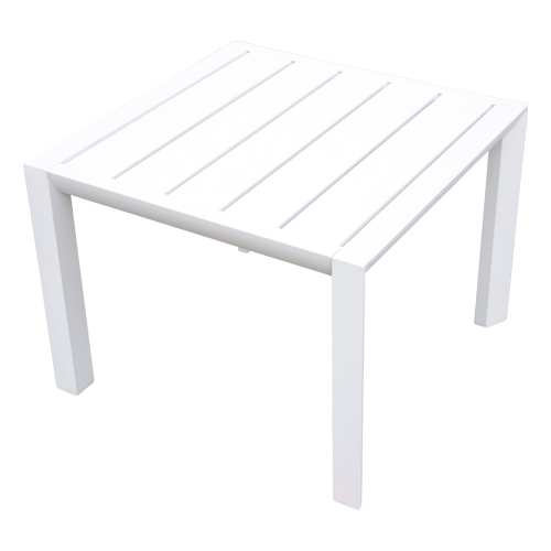 Tisch Sunset, Aluminium, weiß