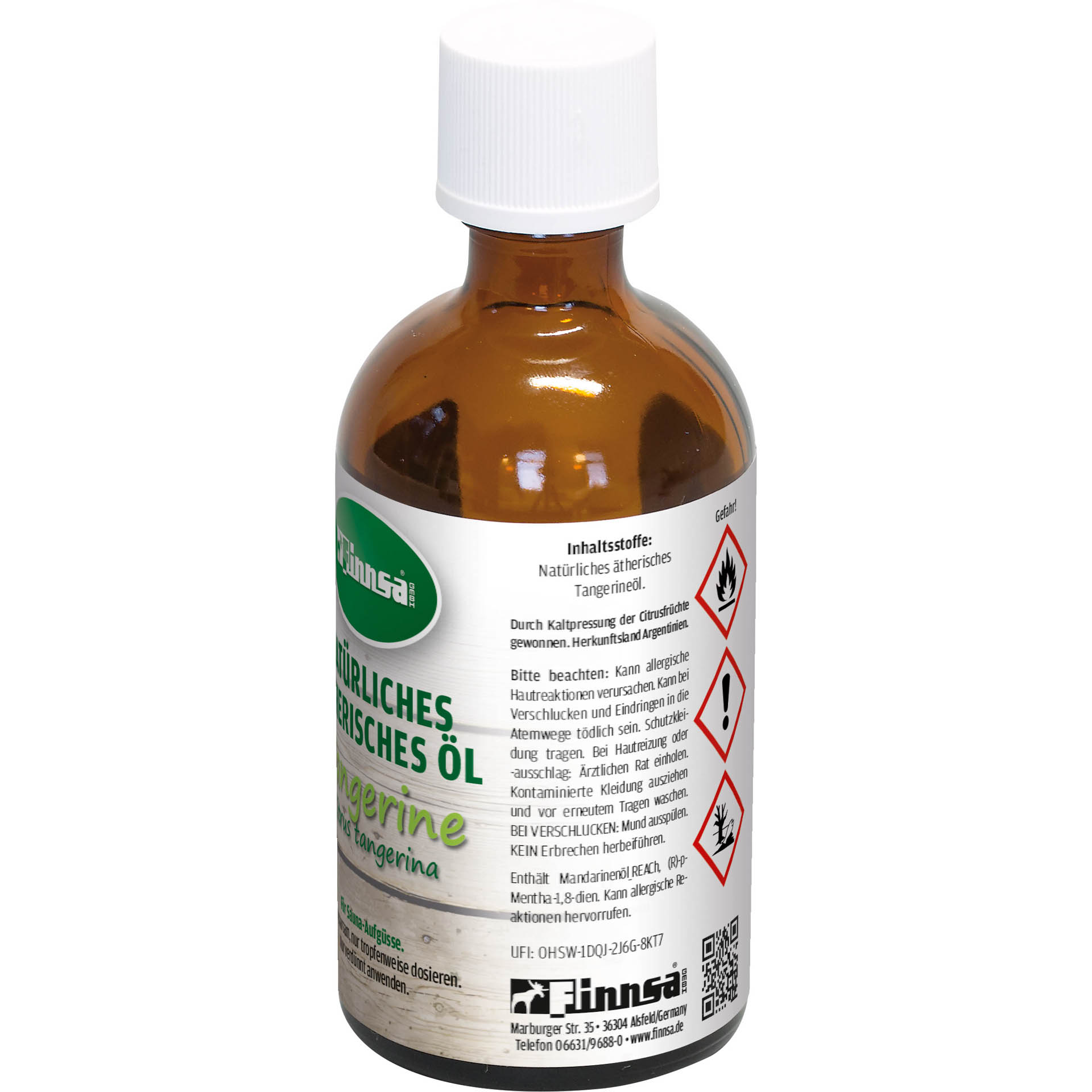 Finnsa ätherisches Öl Tangerine 0,1 l