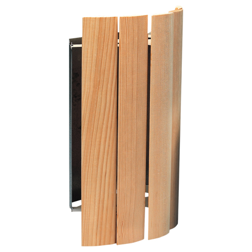 Holzverblendschirm für Eckleuchte "Porvoo"
