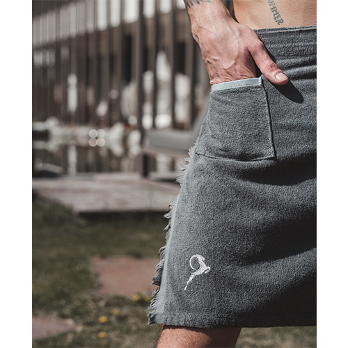 Kilt Classic Maxi, anthrazit, Größe L/XL/XXL
