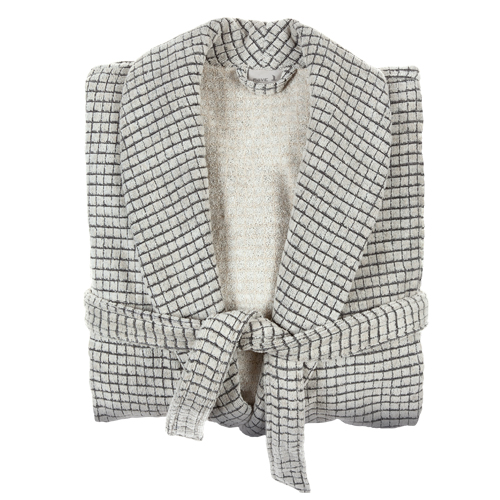 Schalkragen-Bademantel "Eden", Größe L