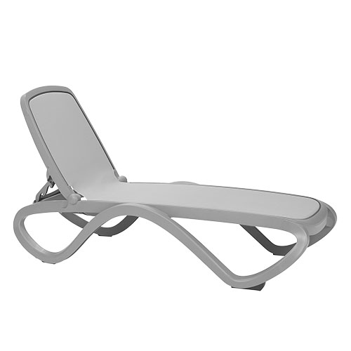 Wellnessliege OMEGA, grau, grau