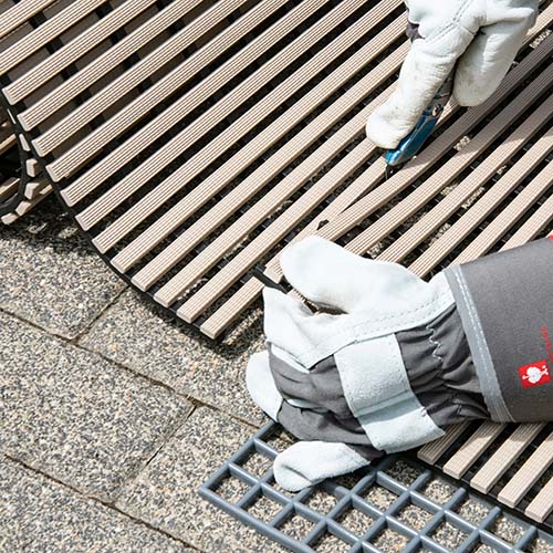 TPE-Matte, 100 cm, champagner