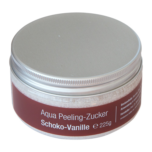 Aqua-Peeling-Zucker Schoko-Vanille, 225 g