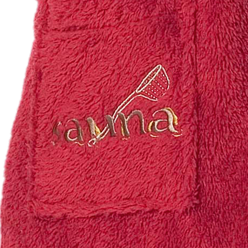 Kuschel-Kilt Teddy Plüsch rot