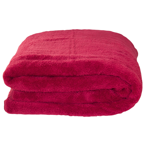 Kuscheldecke "Warm Up" bordeaux