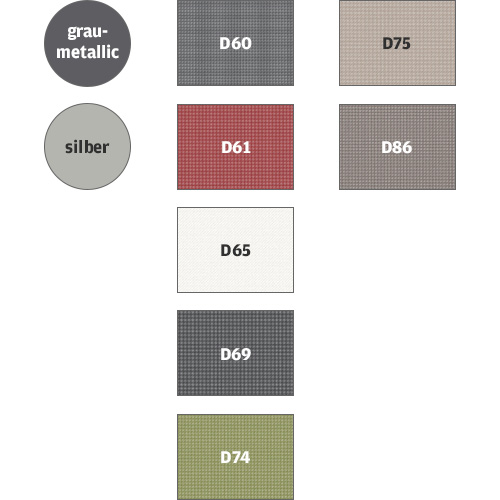 Alu-Stapelliege "Brasil" mit Armlehnen