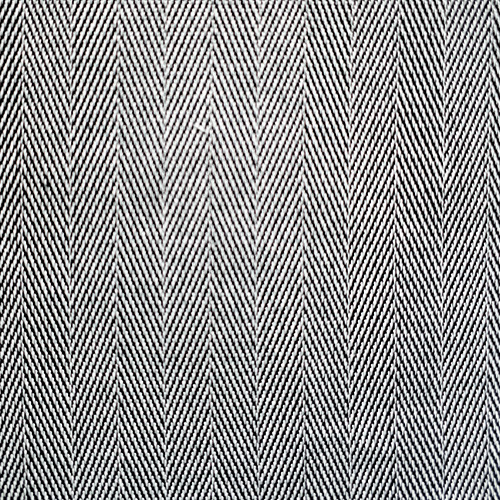 Pestemal mit Fischgrätenmuster, schwarz