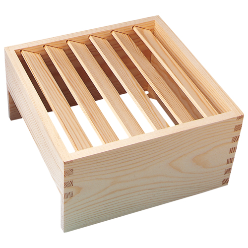 Holzverblendschirm für Wandleuchte  Quadro