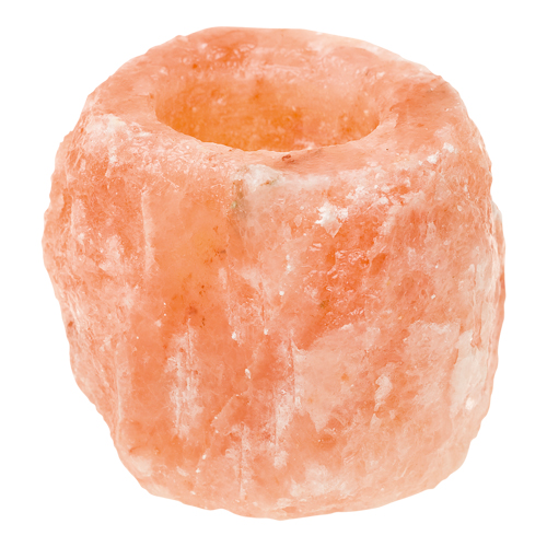 Salzkristall-Teelicht