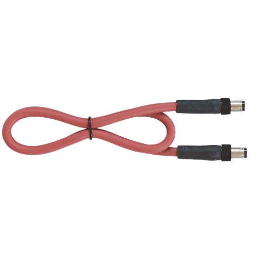 Silikon-Verbindungskabel f. Farblichtgerät 3 m incl. DC-Adapter