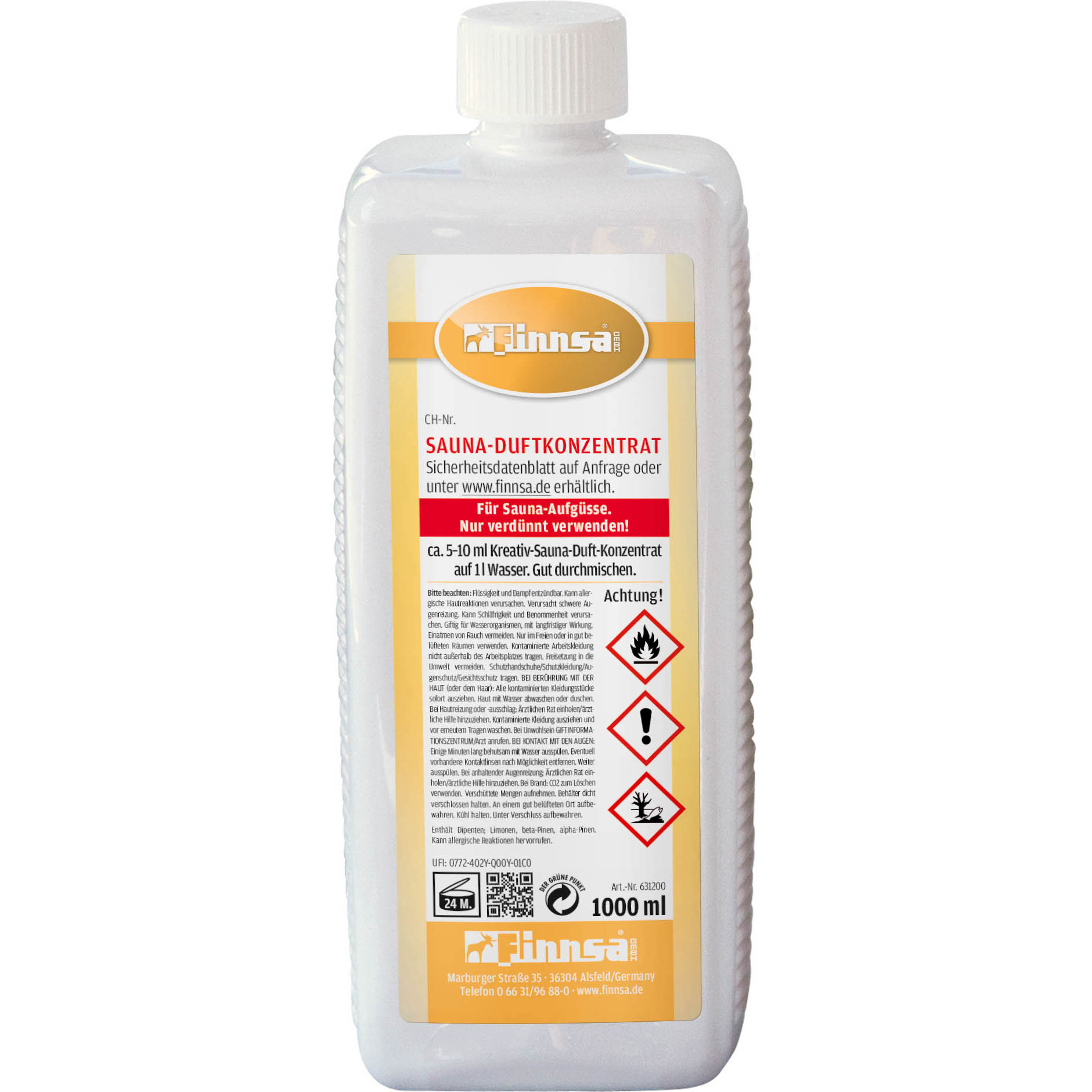 Kreativ Ess. Swiss Stone Pine/Bergamot/Orange 1 l