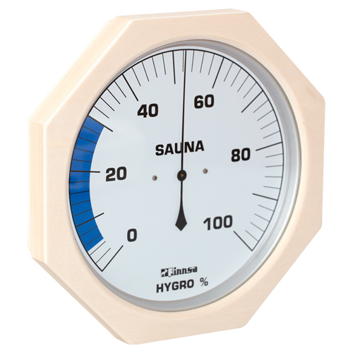 XL-Sauna-Hygrometer, achteckig