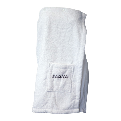 Sauna-Kilt, 70 cm, weiß