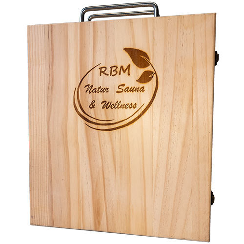 Holzkoffer inkl. 72 x 15 ml ätherische Öle