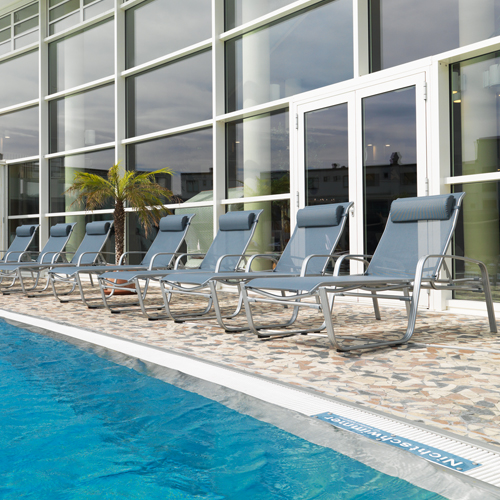 Alu-Stapelliege "Florida"