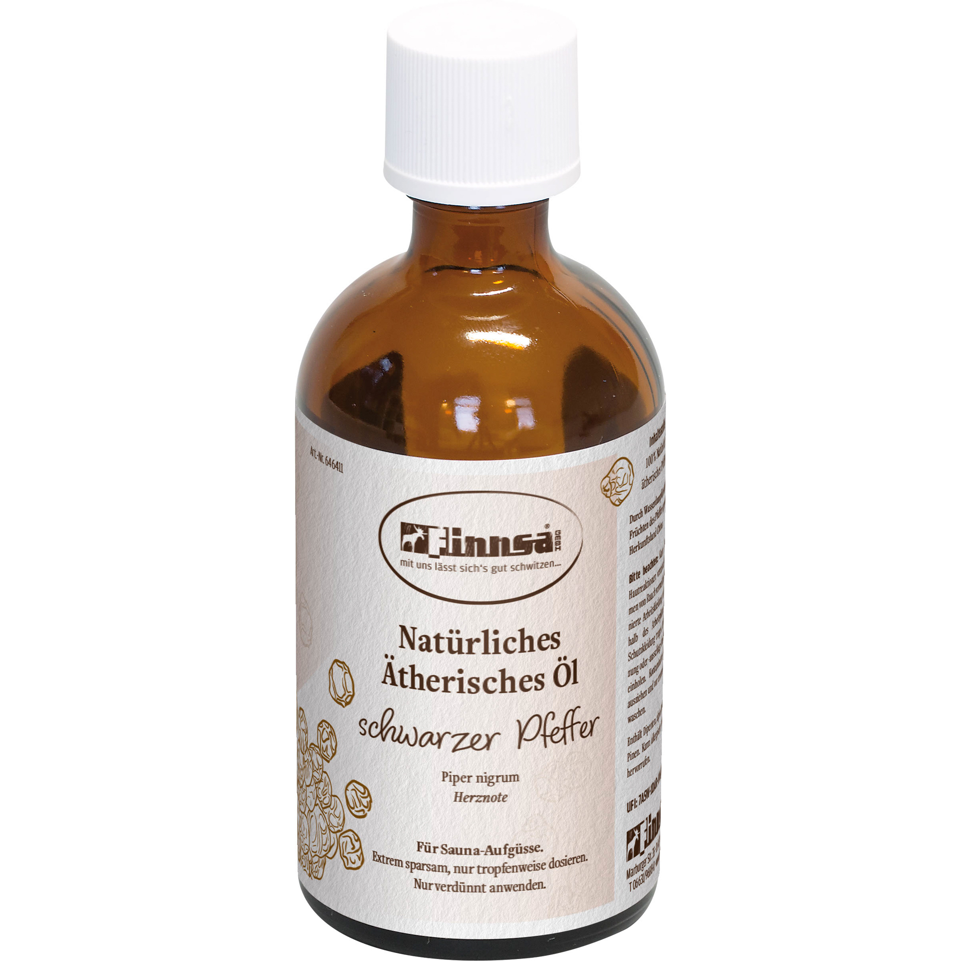 Finnsa ätherisches Öl Schwarzer Pfeffer 0,1 l