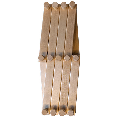 Expander-Handtuchhalter mit 13 Haken, Birke