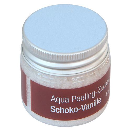 Aqua-Peeling-Zucker Schoko-Vanille, 40 g