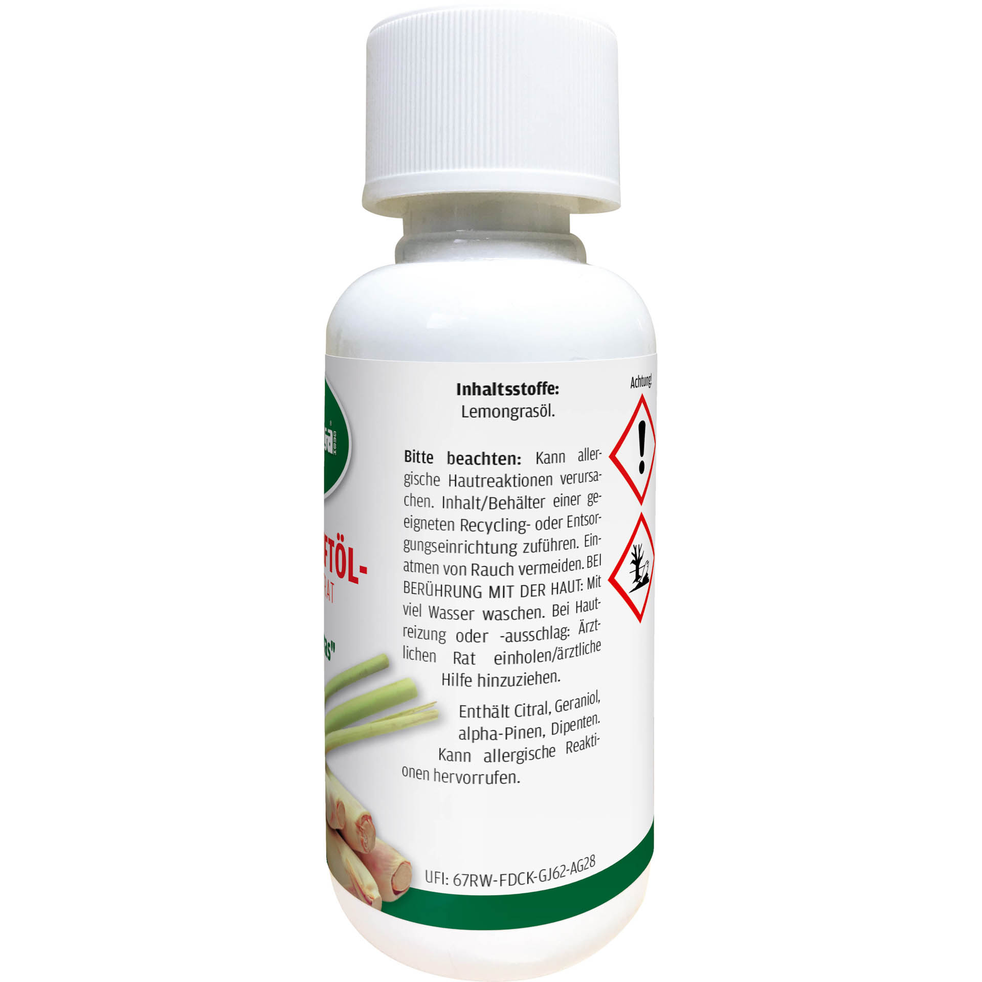 Sauna-Duftöl Lemongras 0,1 l