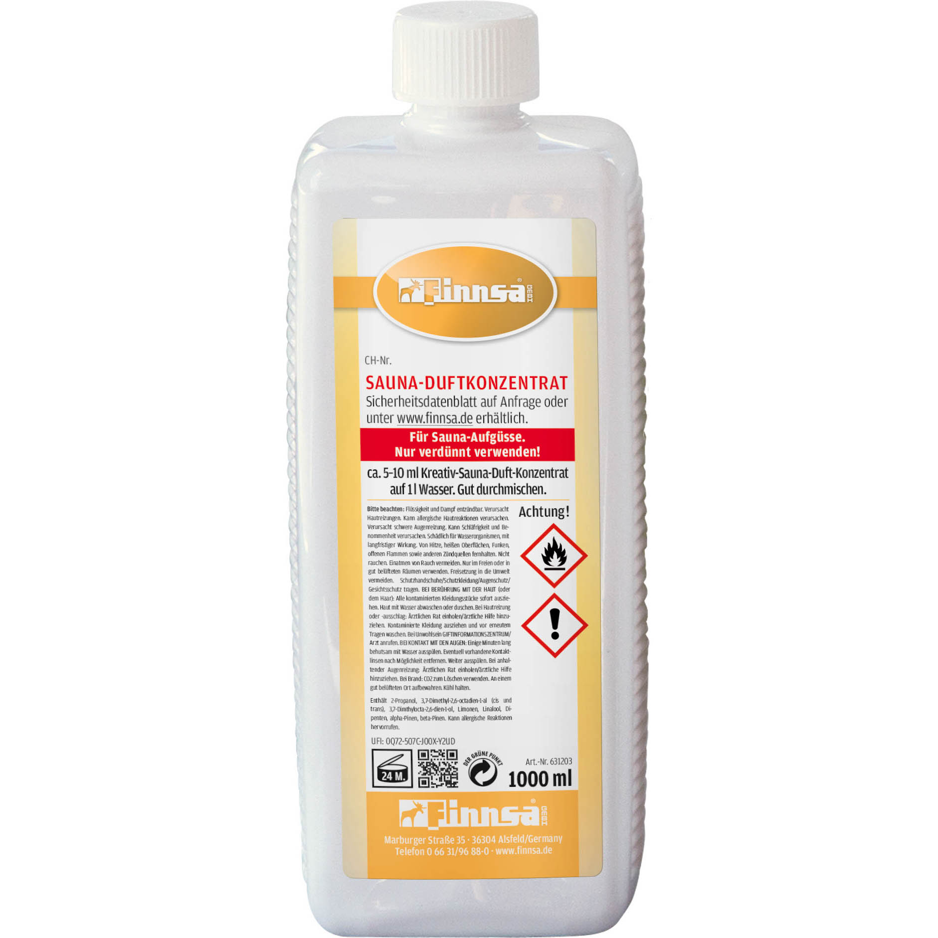 Kreativ Essence Lemongrass/Ginger/Bergamot 1 l