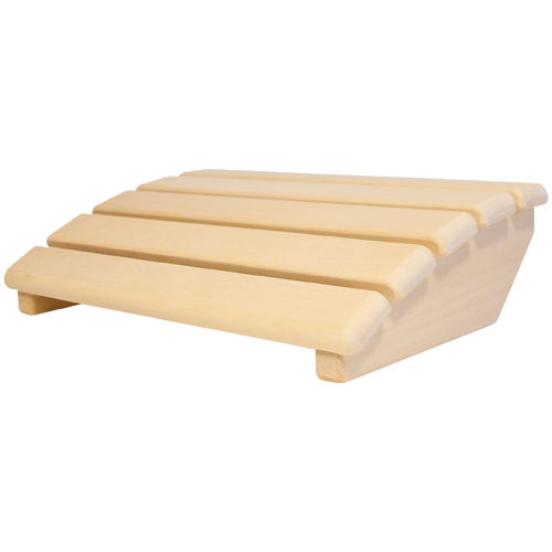 Sauna-Kopfstütze, abgerundet, Abachi