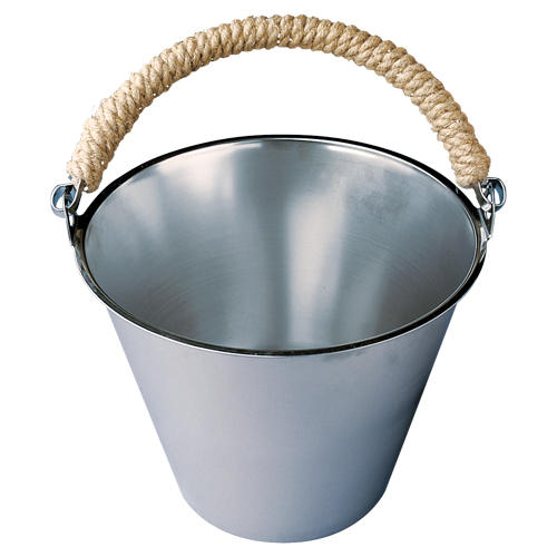 Edelstahl Sauna-Eimer 8 l