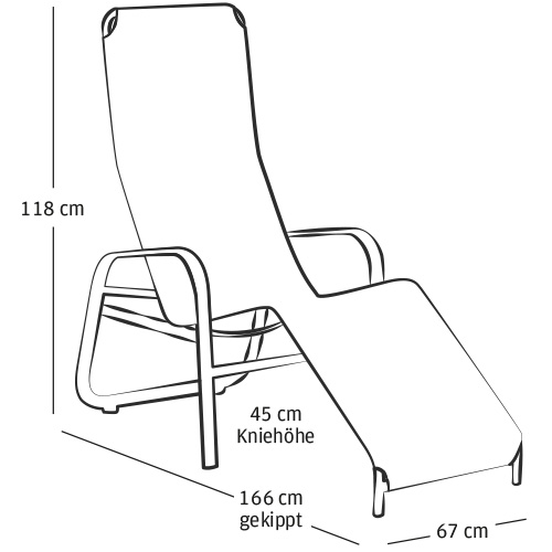 Kippliege "Florida NEO"