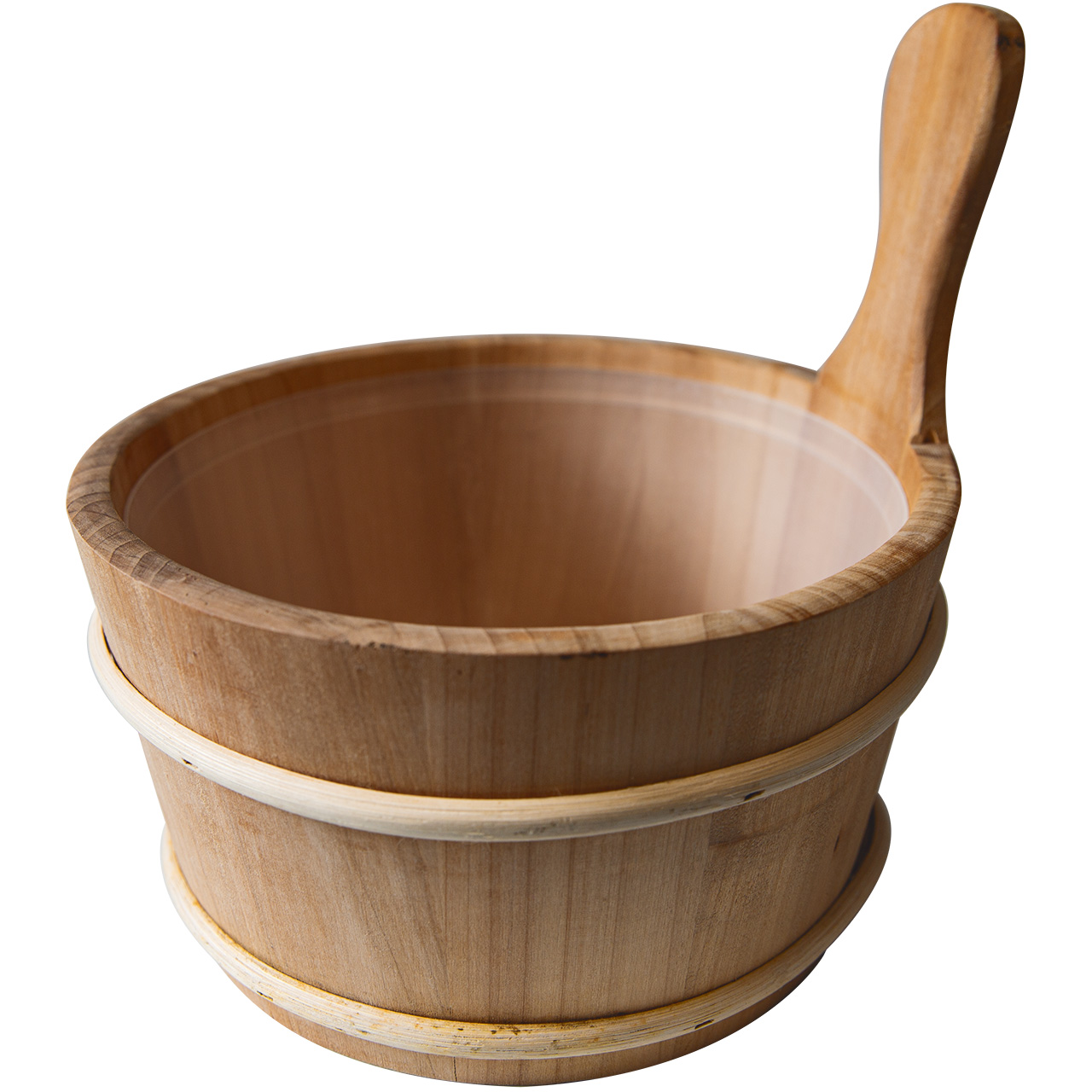 Sauna-Kübel, Espe, wärmebehandelt, 4 l