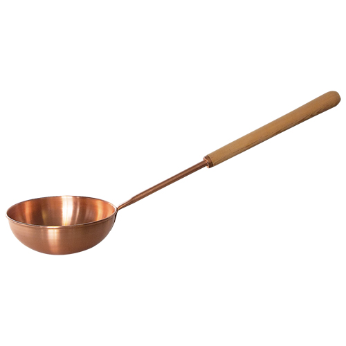 Kupfer-Kelle mit Holzgriff 53 cm, 500 ml