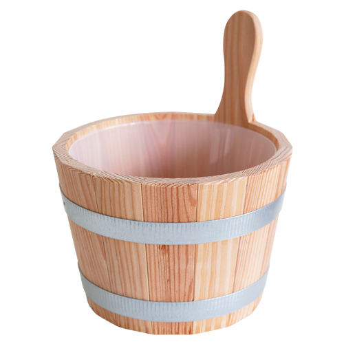 Sauna-Kübel mit Einsatz, Lärche, 4,5 l