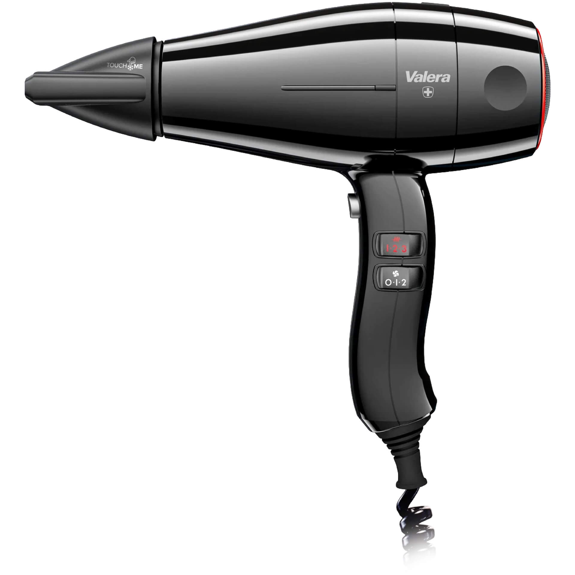 Hand-Haartrockner Silent Jet Push 2000 W, schwarz