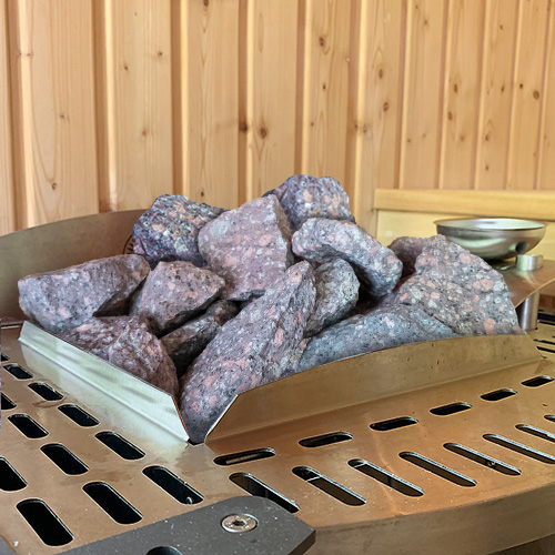 Porphyr Sauna-Steine, mittlere Größe, 20 kg