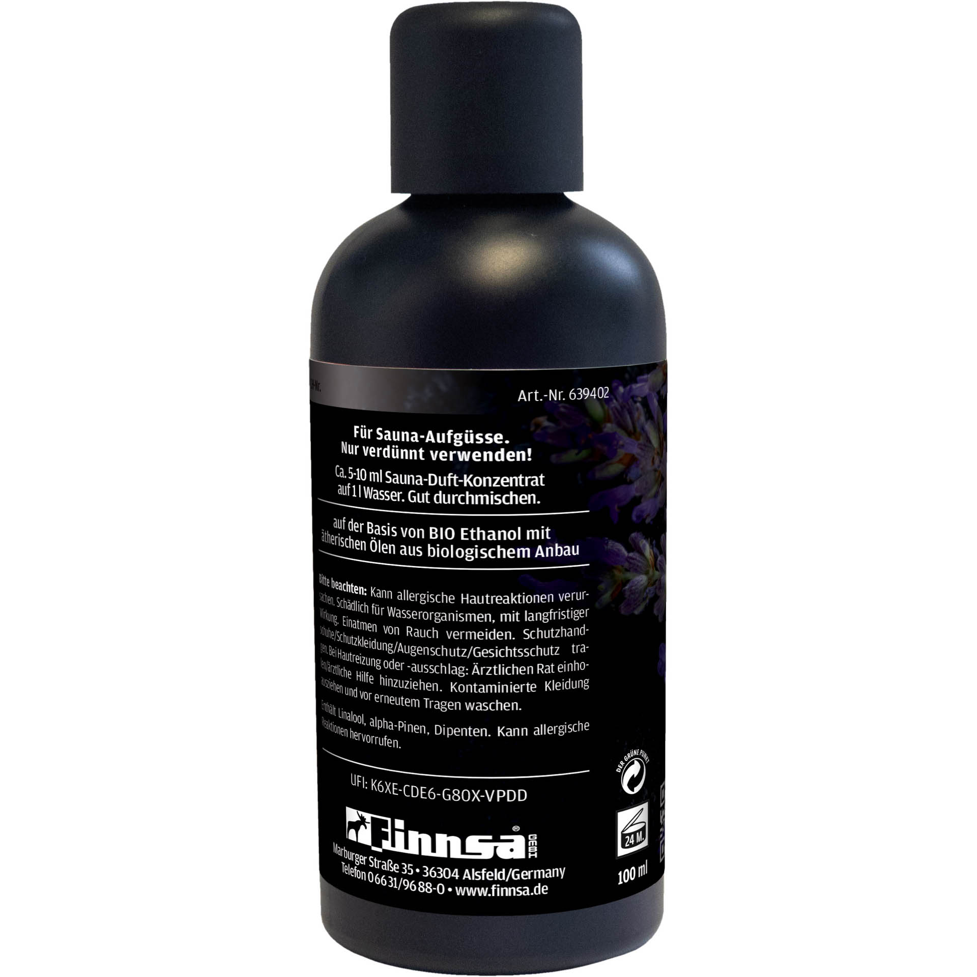 BIO Sauna-Duft Lavendel 0,1 l