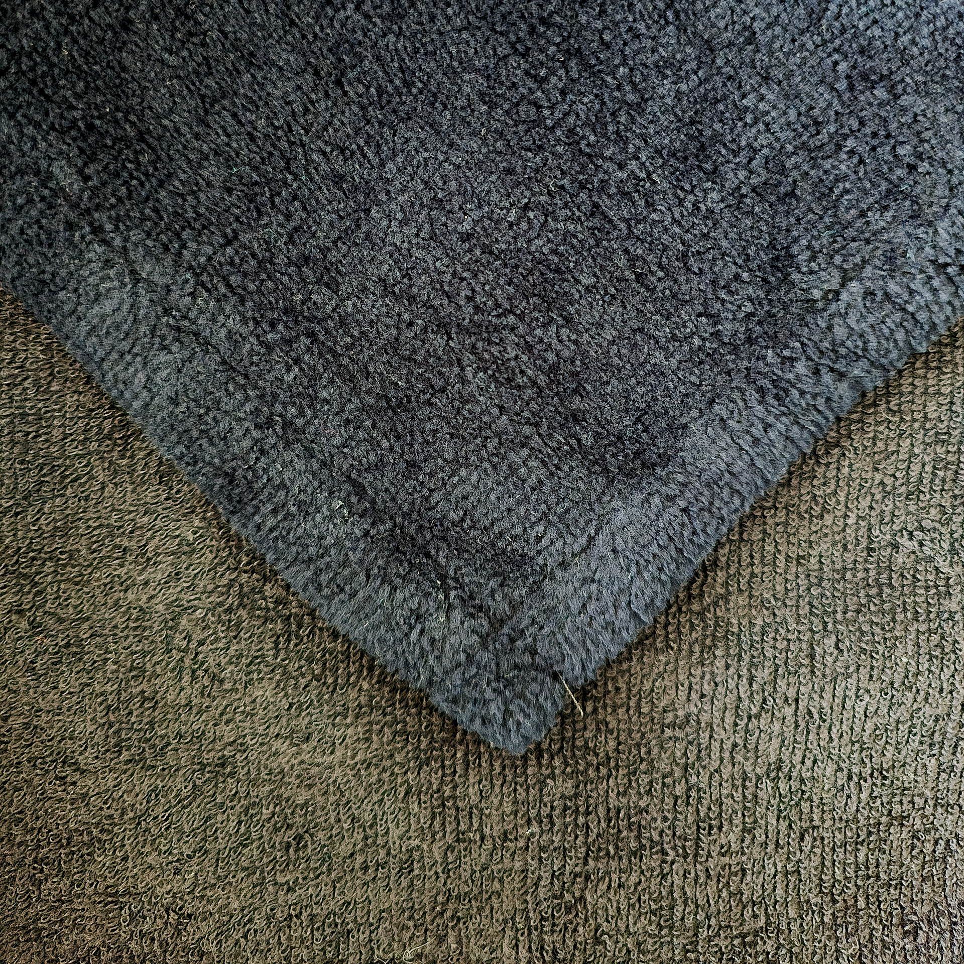 Poncho "Samt", schwarz, S/M