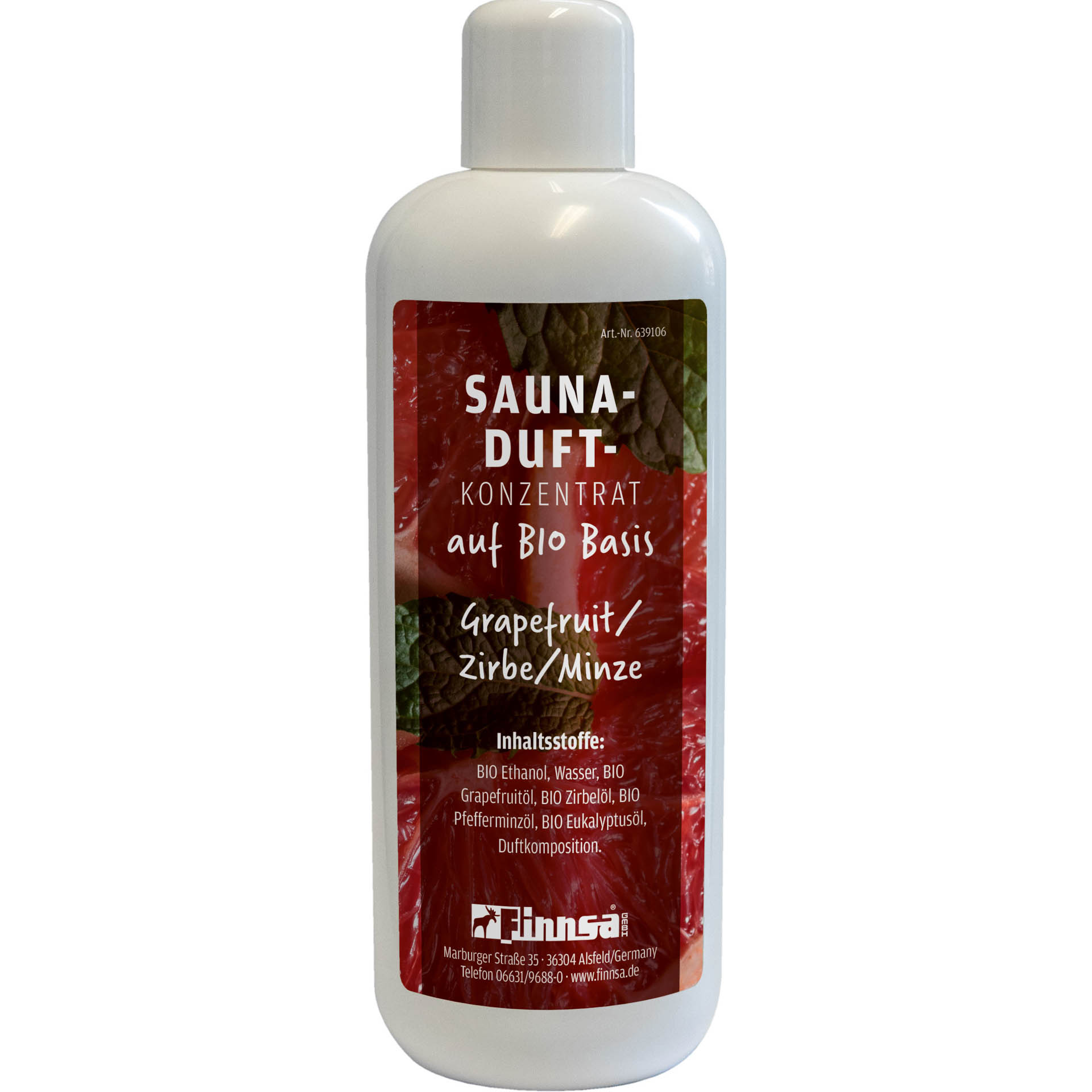 Organic Sauna Essence Grapefruit/Pine/Mint 0.5 l